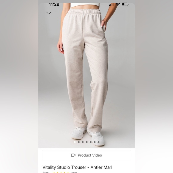 Vitality studio trousers ANTLER MARL - Picture 2 of 3